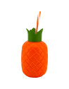 Ananas fiesta, gourde 720 ml, en polypropylène Couleur:Orange