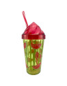 Gobelet, motif et couvercle "glace"  Décor:Pastèque
