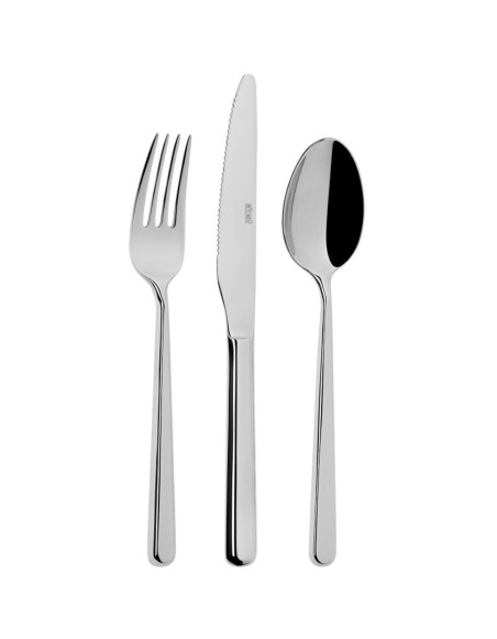 Service de 24 pcs Luna, inox 18/10, épaisseur 5 mm 