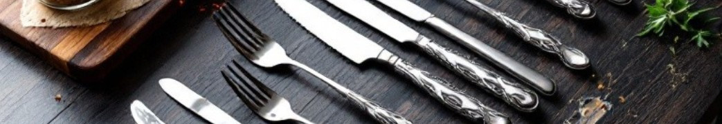 Couverts en inox : ménagères 18/10, couteaux à viande | Majolietable